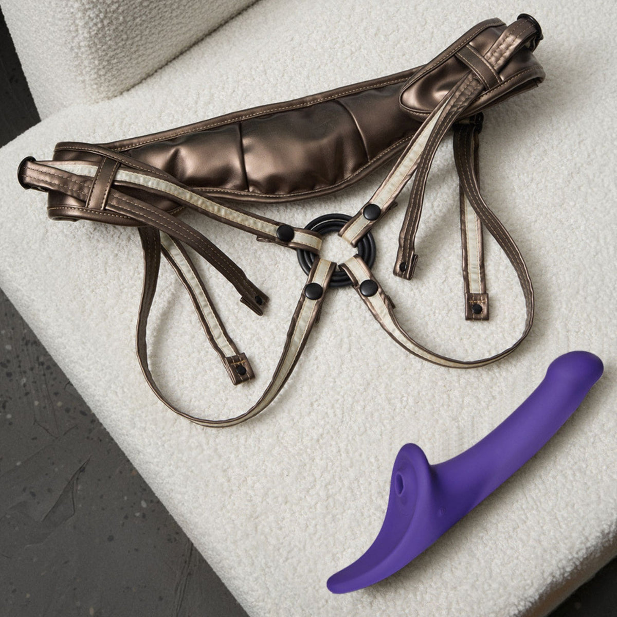 Strap-On-Me Multi Orgasm Dildo — Small, Purple