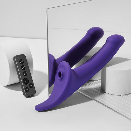 Strap-On-Me Multi Orgasm Dildo — Small, Purple