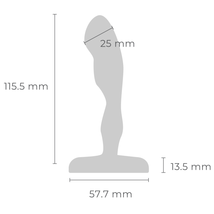 STAINLESS STEEL PROSTATE PLUG - Red Velvet Boutique