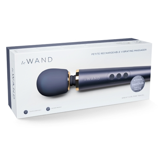 Petite Rechargeable Massager - Navy - Red Velvet Boutique