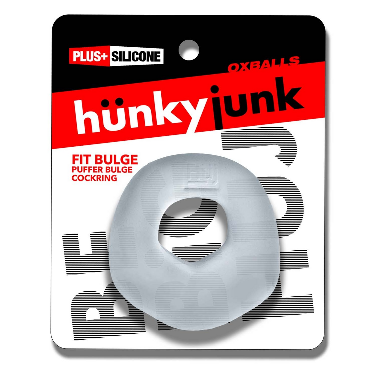 FIT BULGE hung-style cockring CLEAR STEAM - Red Velvet Boutique