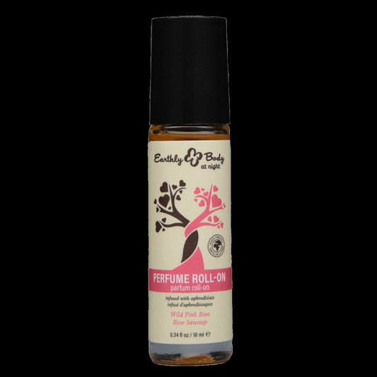 At Night Roll-on Perfume Aphrodisiac  Wild Pink Rose 0.34oz  - Red Velvet Boutique
