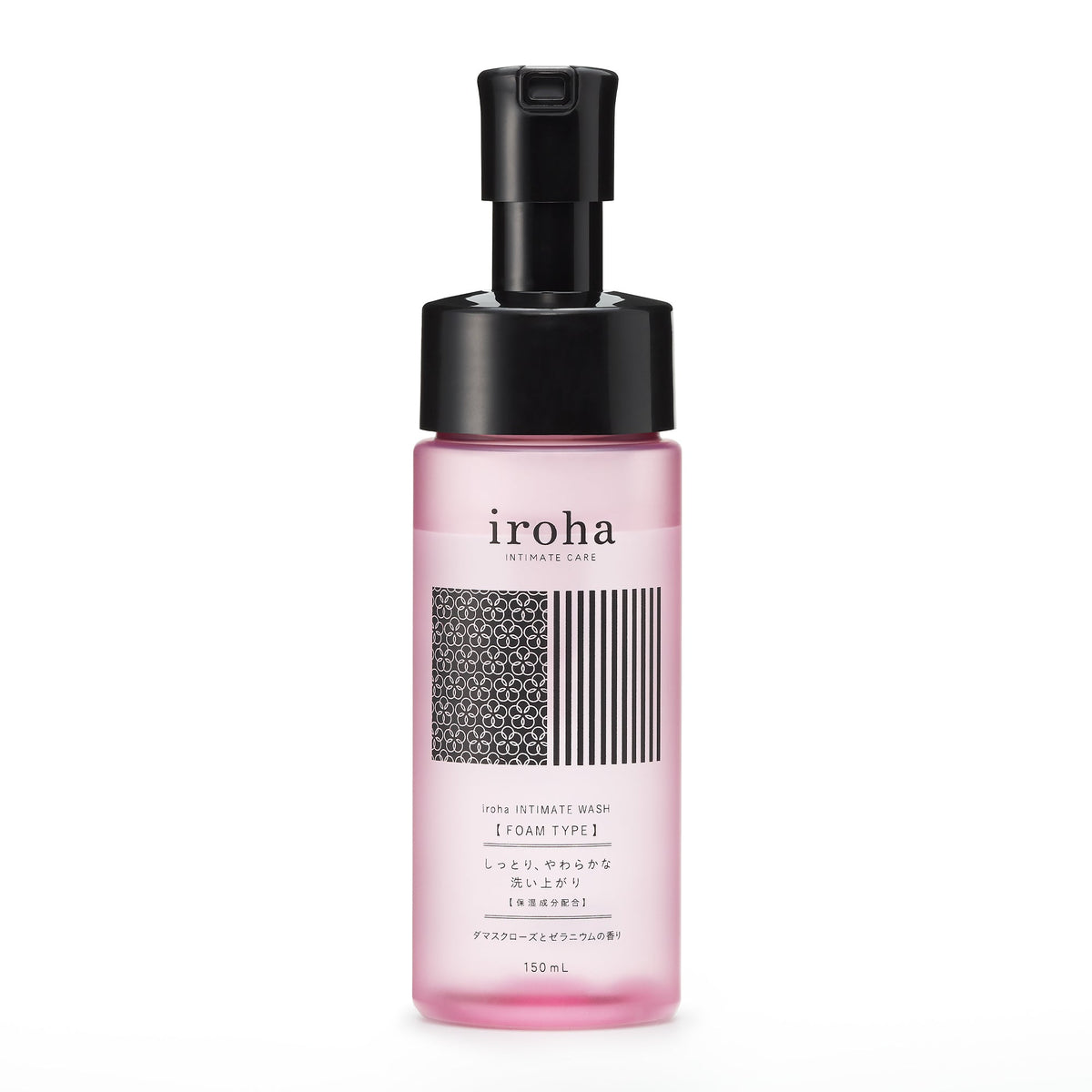 iroha Intimate Foam Wash - Damask Rose and Geranium  5.07oz - Red Velvet Boutique