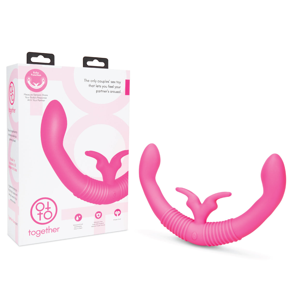 TOGETHER COUPLES VIBRATOR - Red Velvet Boutique