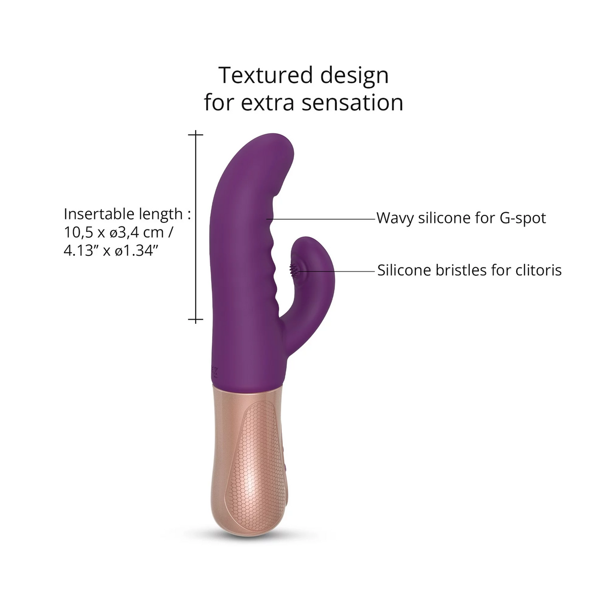 SASSY BUNNY - PURPLE RAIN - Red Velvet Boutique