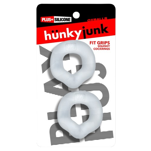 FIT GRIPS 2-pack ergo-fit cockrings CLEAR/CLEAR - Red Velvet Boutique