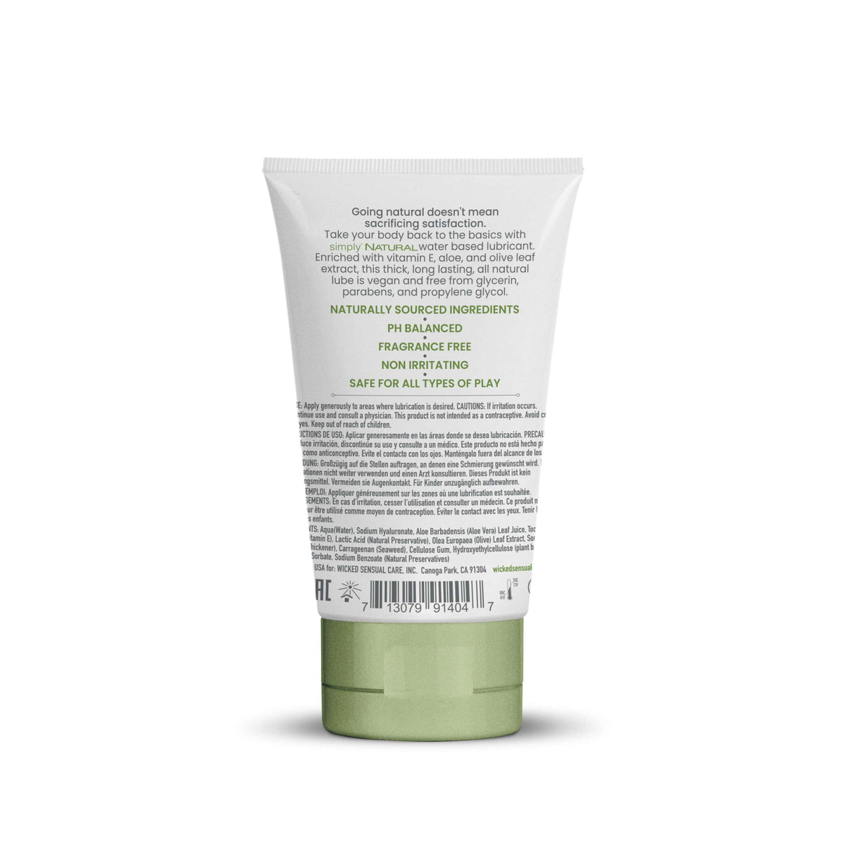 Simply Natural Lubricant 4oz - Red Velvet Boutique