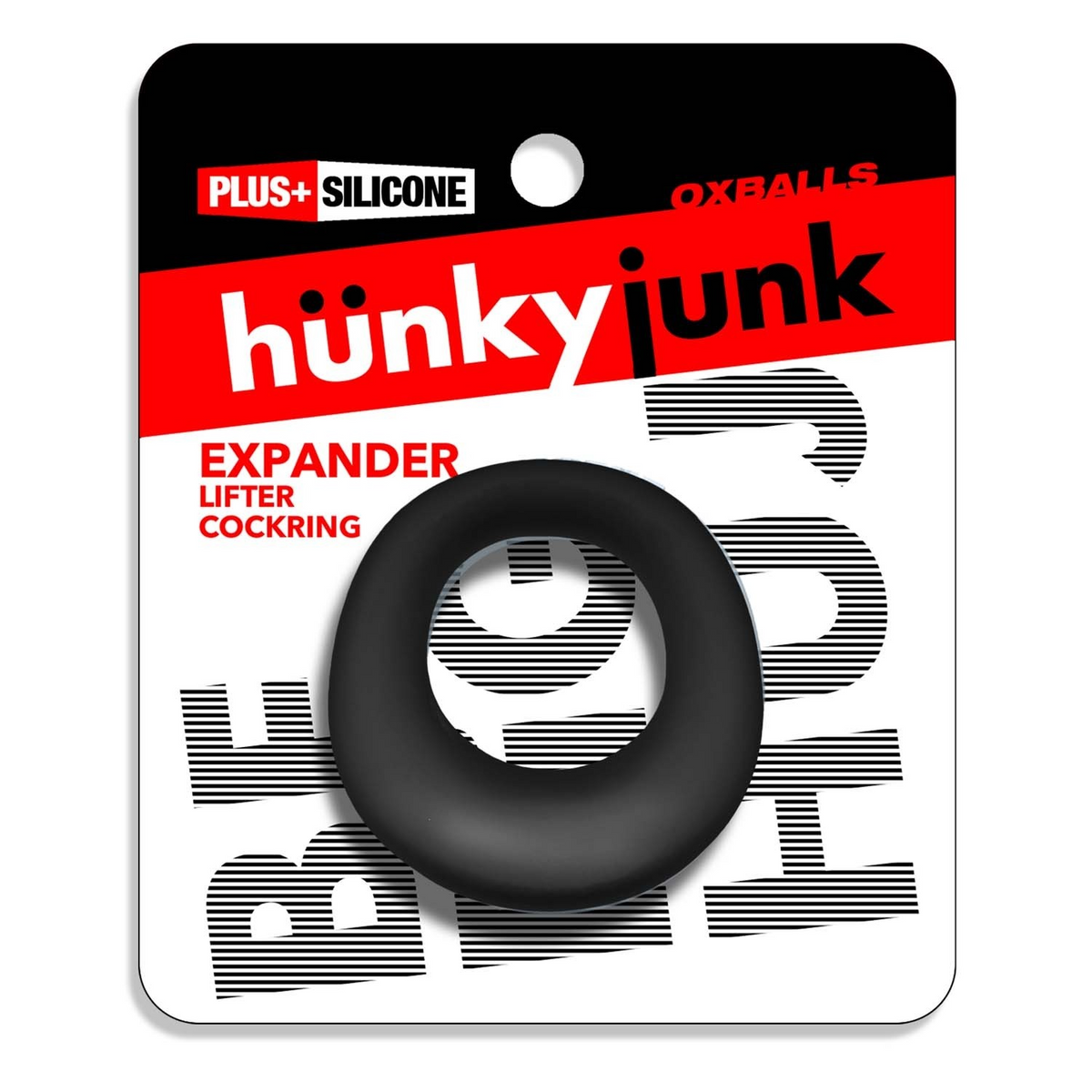 EXPANDER slimmer scoop style cockring BLACK FOG - Red Velvet Boutique