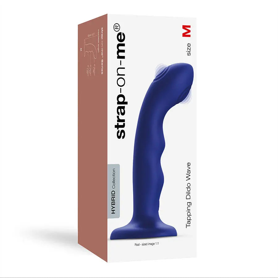 TAPPING DILDO WAVE - NIGHT BLUE STRAP-ON-ME