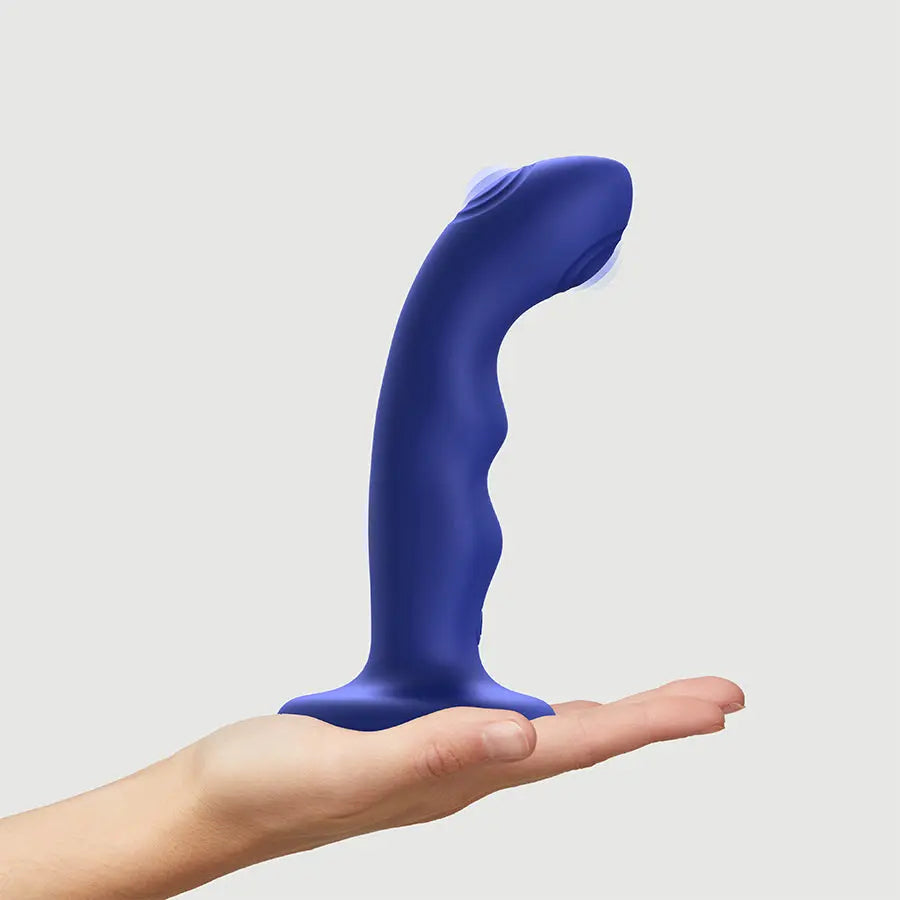 TAPPING DILDO WAVE - NIGHT BLUE STRAP-ON-ME