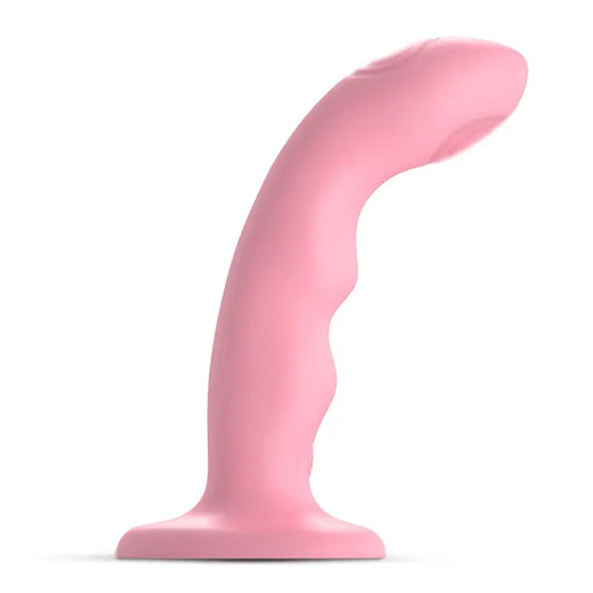 TAPPING DILDO WAVE - CORAL PINK STRAP-ON-ME
