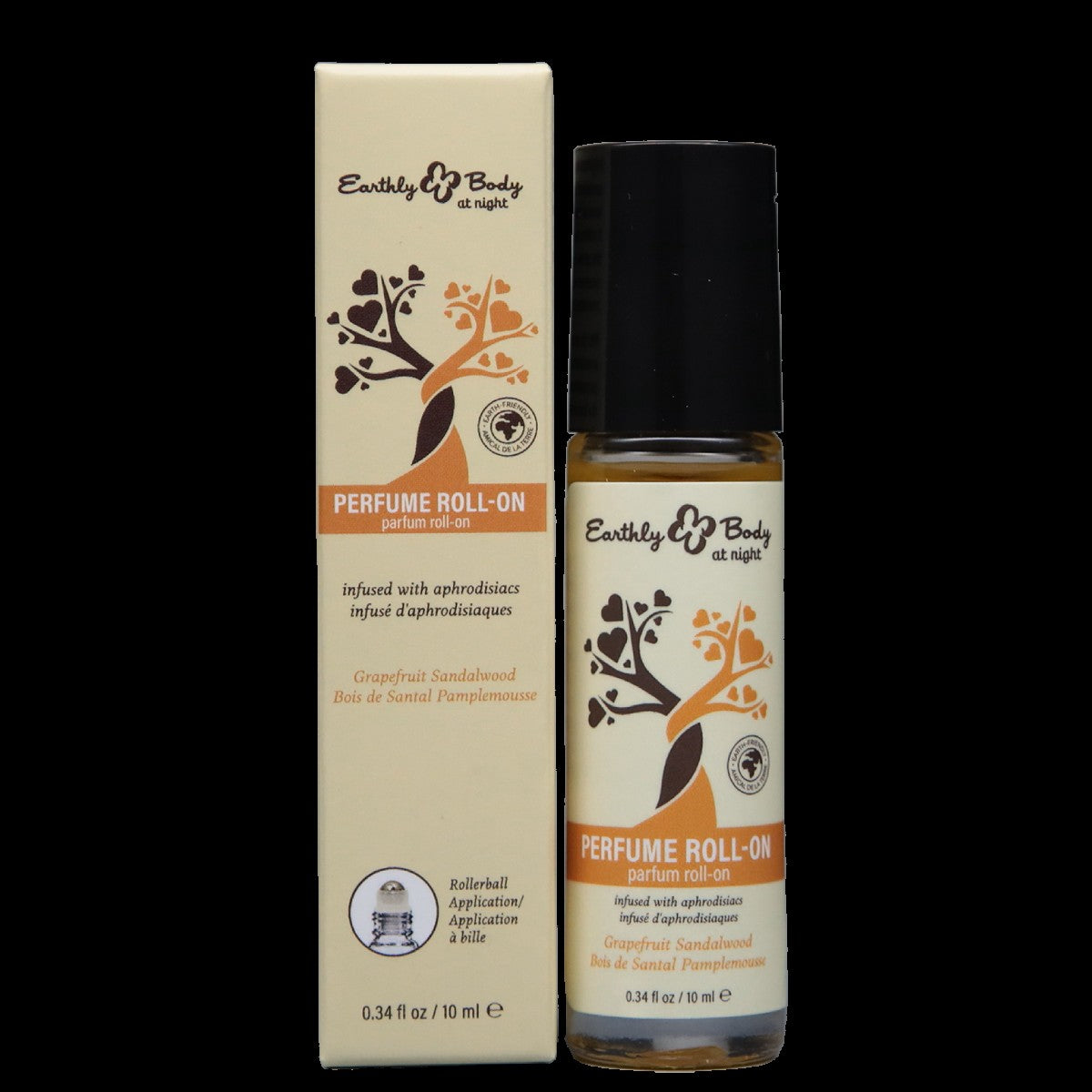 At Night Roll-on Perfume Aphrodisiac Grapefruit Sandalwood 0 - Red Velvet Boutique