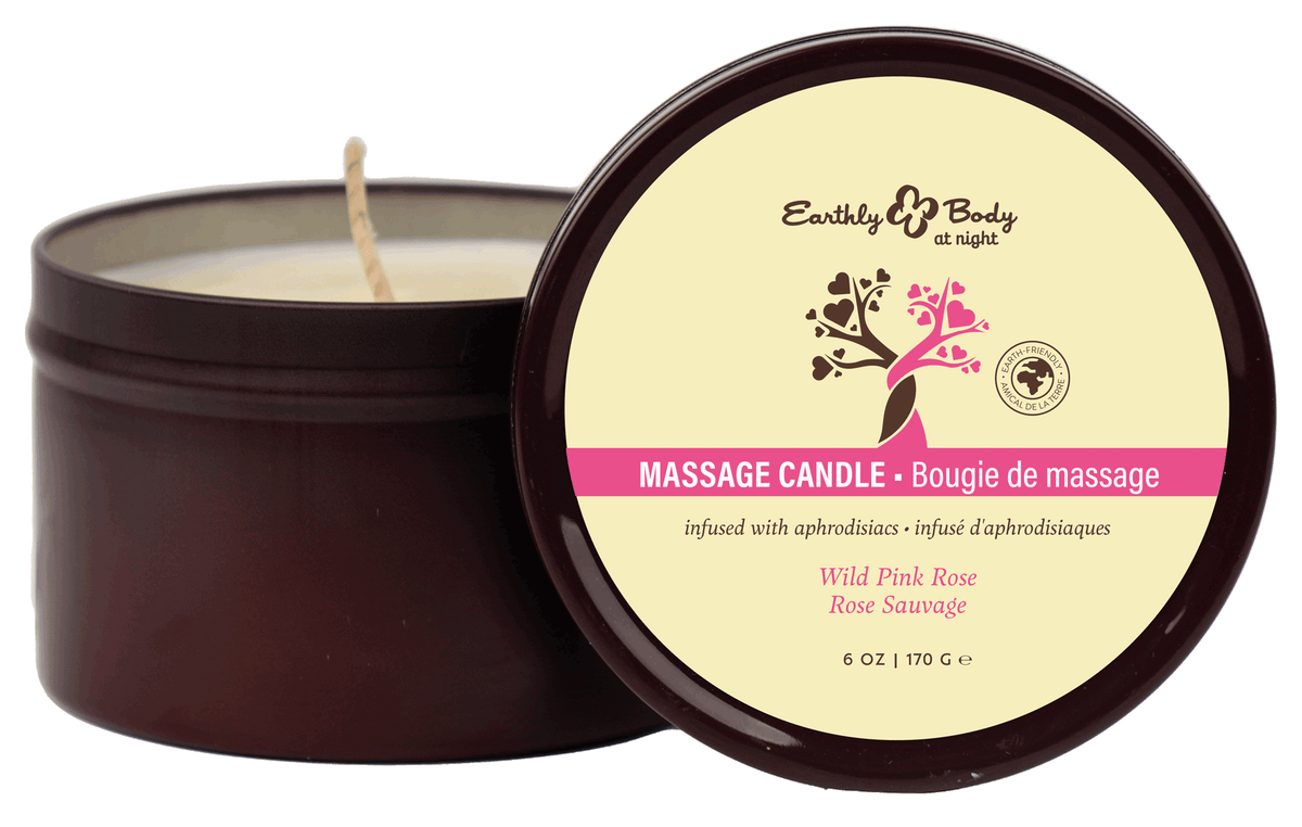 Earthly Body at Night Candle Aphrodisiac Collection Wild Pin - Red Velvet Boutique