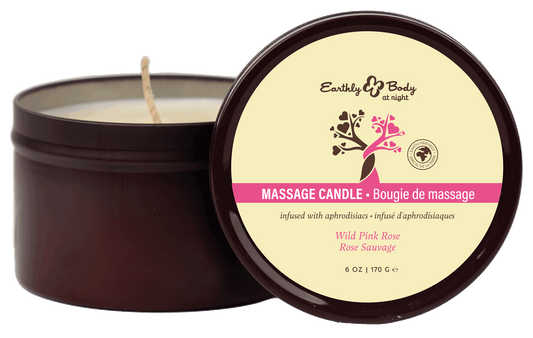 Earthly Body at Night Candle Aphrodisiac Collection Wild Pin - Red Velvet Boutique