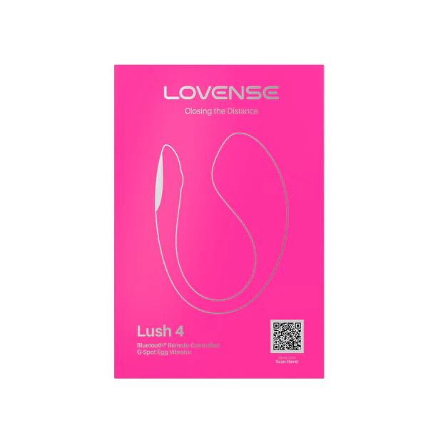 LOVENSE LUSH 4 REMOTE CONTOL VIBRATOR - PINK - Red Velvet Boutique