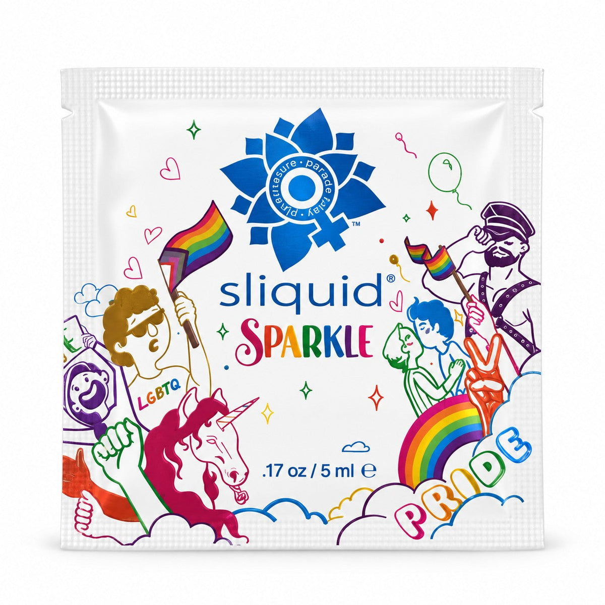 Sliquid Naturals Sparkle H2O — 0.17 oz Sachet - Red Velvet Boutique