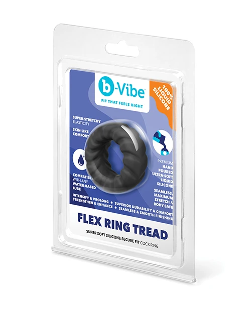 FLEX RING TREAD - SILICONE COCK RING - Red Velvet Boutique