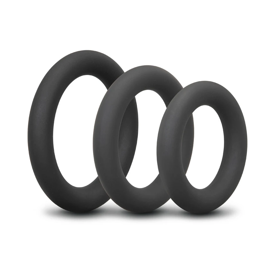 SNUG RING SWOLE - 3-PACK SNUG FIT THICK SILICONE COCK RING - Red Velvet Boutique