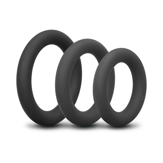 SNUG RING SWOLE - 3-PACK SNUG FIT THICK SILICONE COCK RING - Red Velvet Boutique