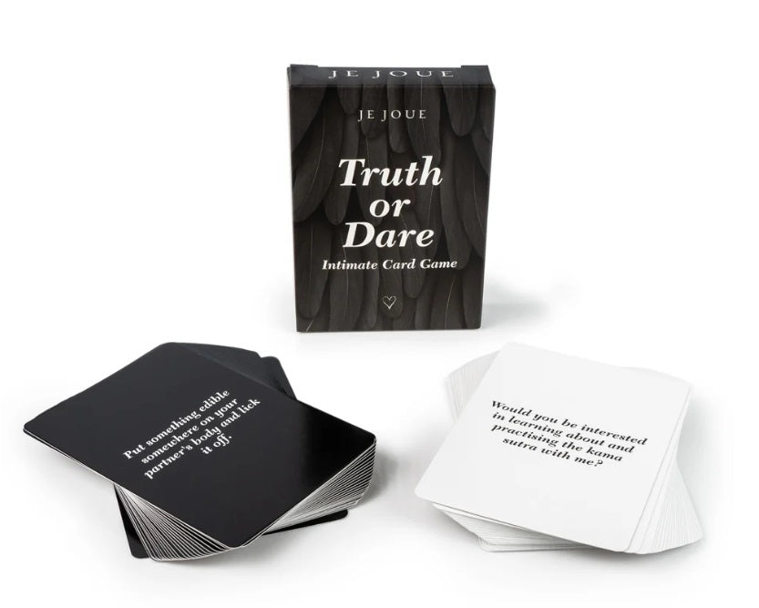 Naughty Gift Set: Black Truth or Dare Cards, Mimi, Massage Candle, Silk Blindfold & Restraint - Red Velvet Boutique