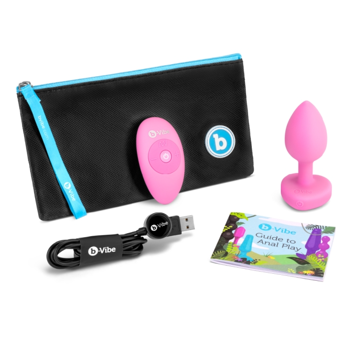 VIBRATING HEART PLUG S/M - Red Velvet Boutique