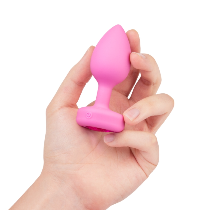 VIBRATING HEART PLUG S/M - Red Velvet Boutique