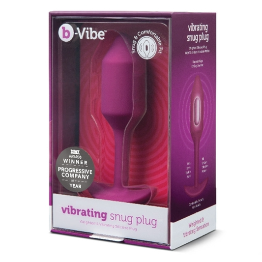 VIBRATING SNUG PLUG 2 | ROSE - Red Velvet Boutique