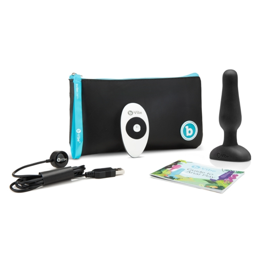 b-Vibe Novice Plug | Black — alternate view 2
