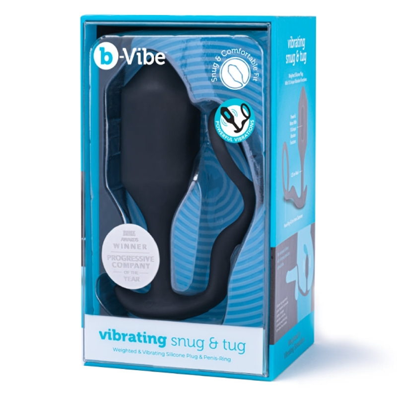 VIBRATING SNUG & TUG | XL | BLACK - Red Velvet Boutique