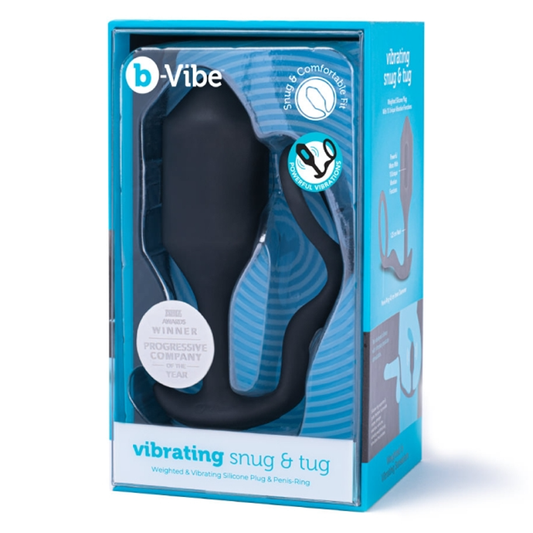 VIBRATING SNUG & TUG | XL | BLACK - Red Velvet Boutique