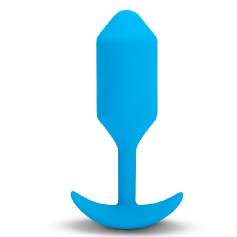 VIBRATING SNUG PLUG | L | BLUE - Red Velvet Boutique