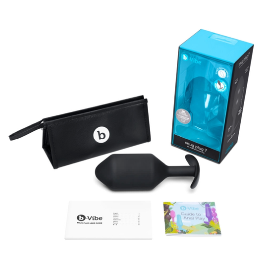 b-Vibe Snug Plug 7 | Black — alternate view 2