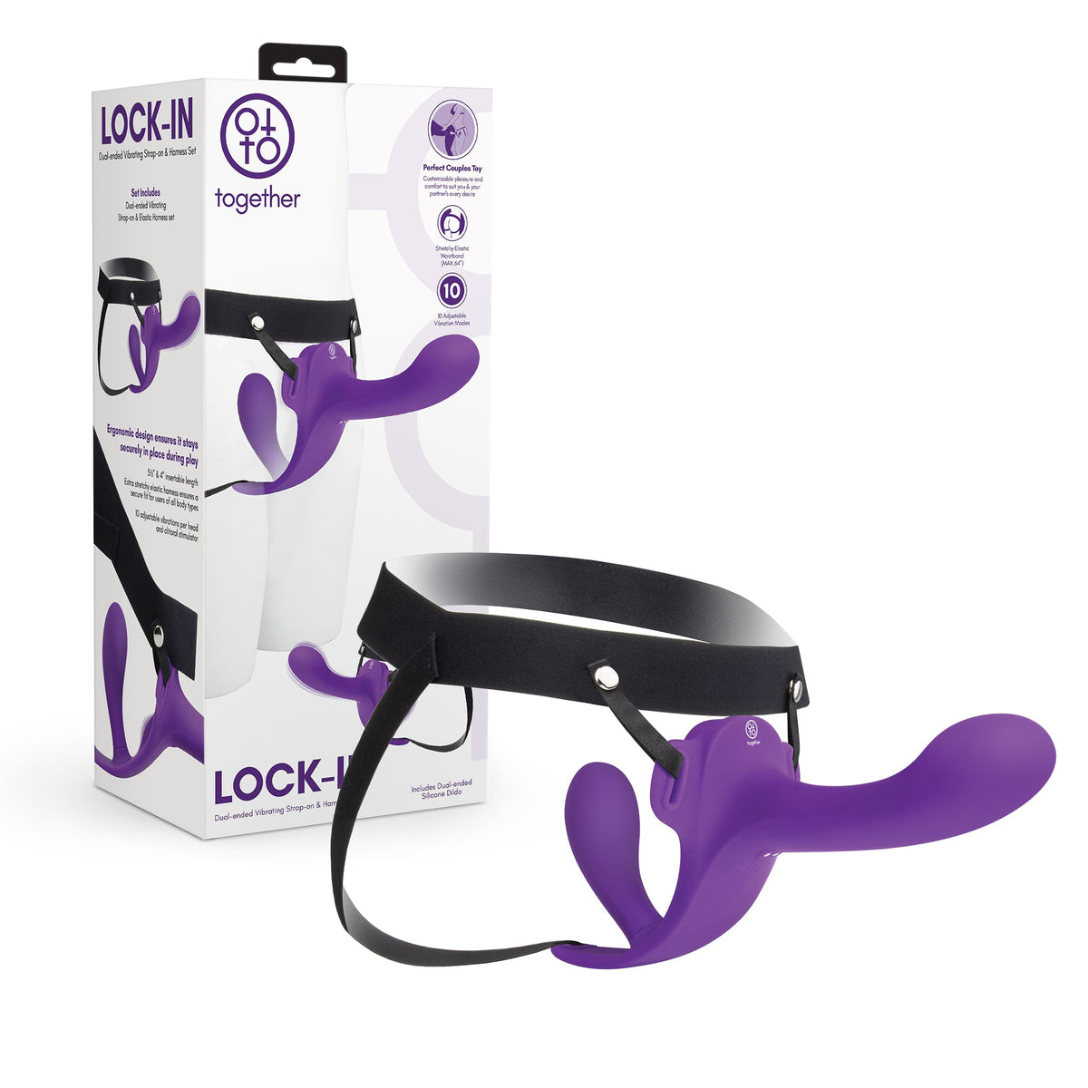 LOCK-IN STRAP-ON - Red Velvet Boutique