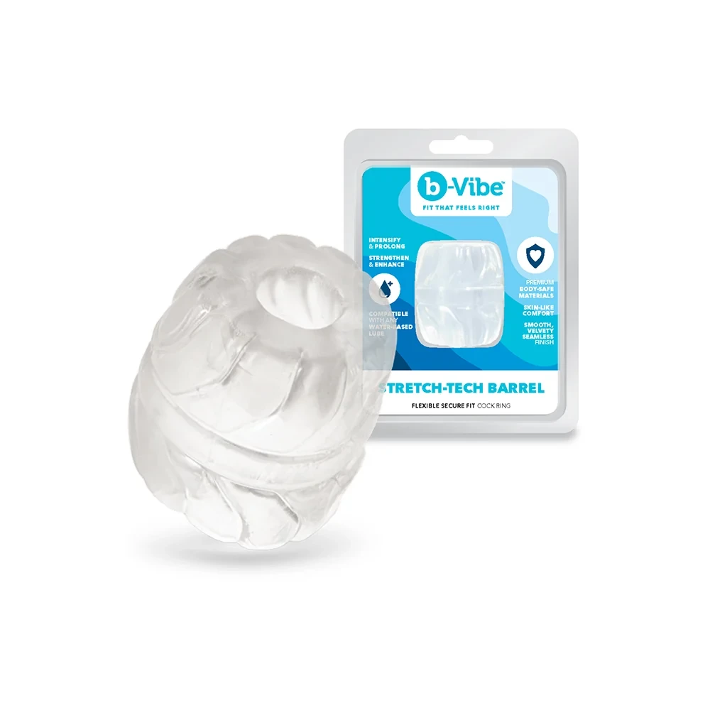 b-Vibe Stretch-Tech Barrel - Red Velvet Boutique