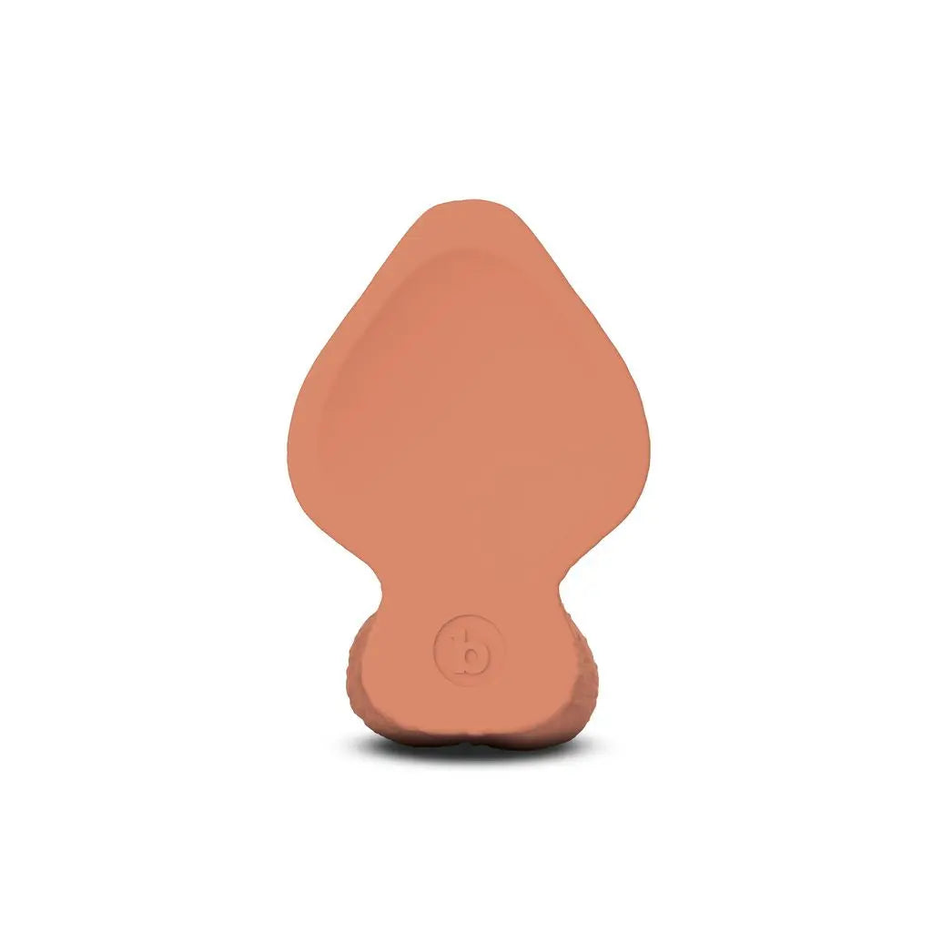b-Vibe Slipskin Realistic Silicone Dildo 7" Girthy - Mocha b-Vibe
