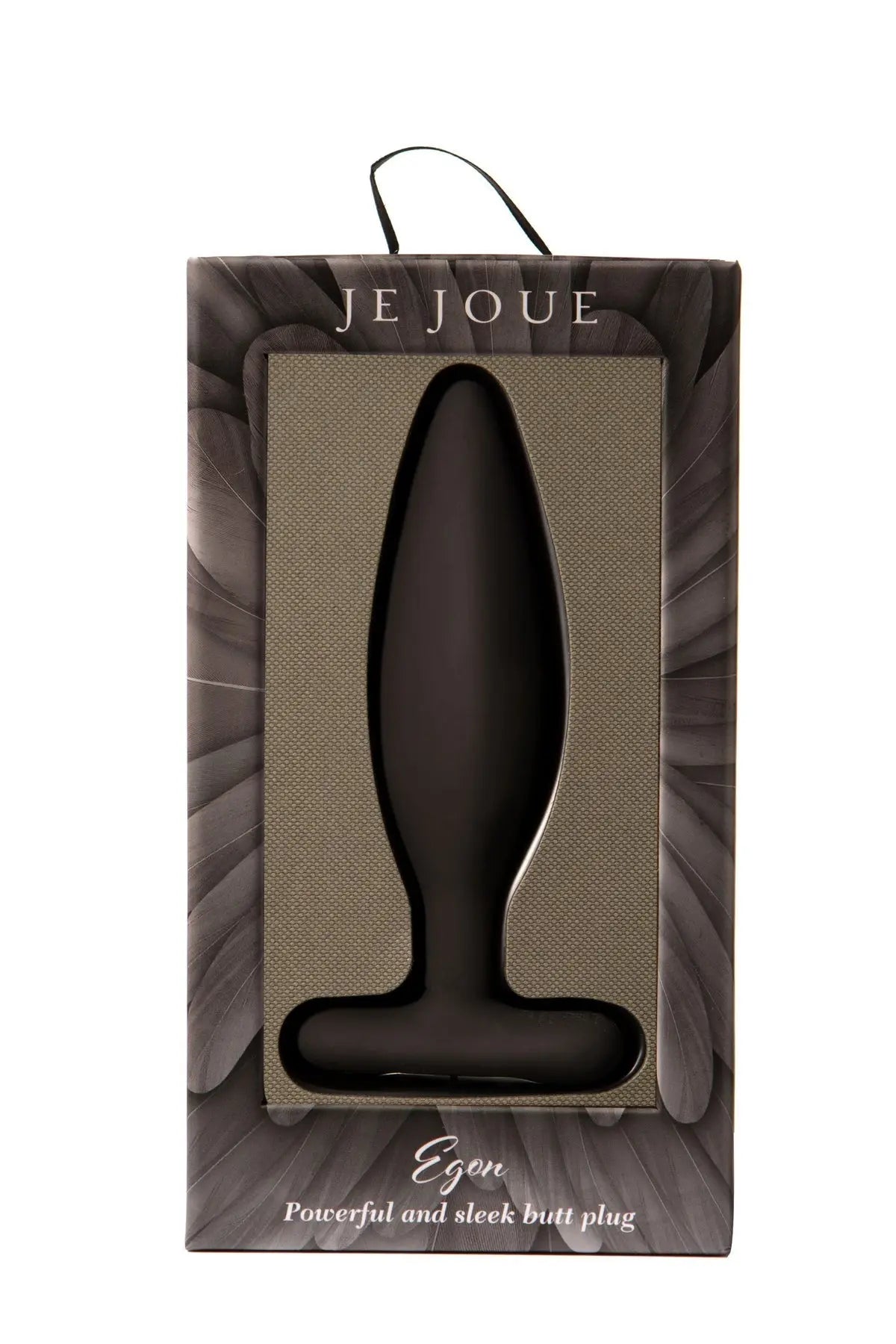 Egon Vibrating Butt Plug Black Je Joue