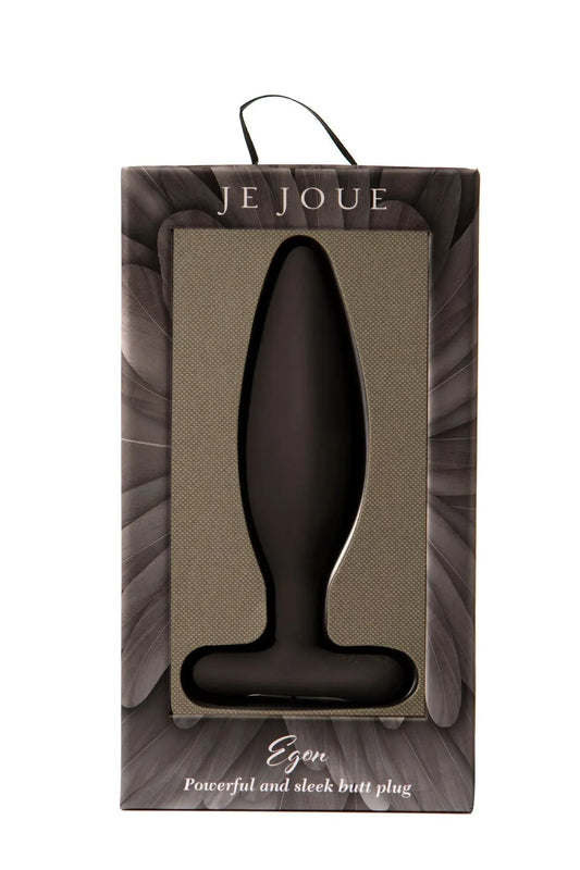 Egon Vibrating Butt Plug Black Je Joue