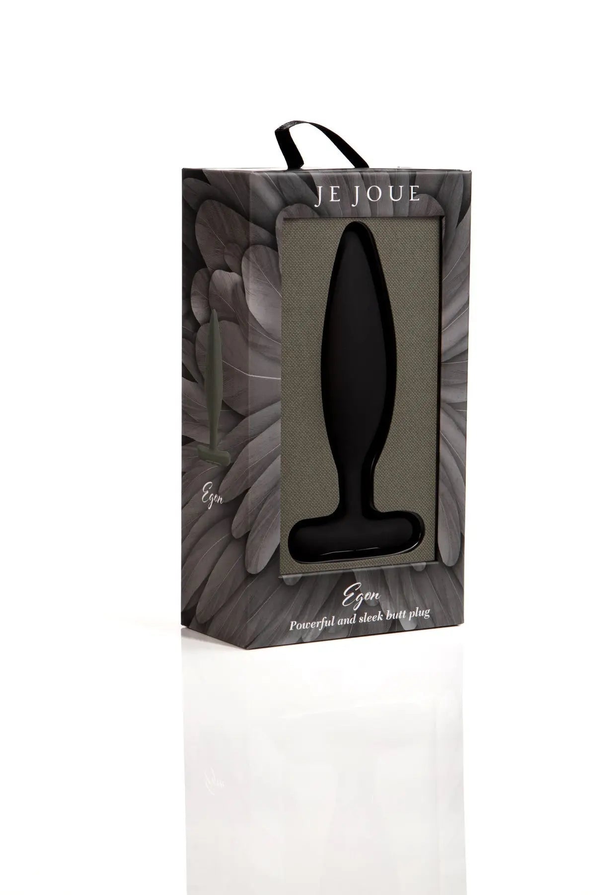 Egon Vibrating Butt Plug Black Je Joue
