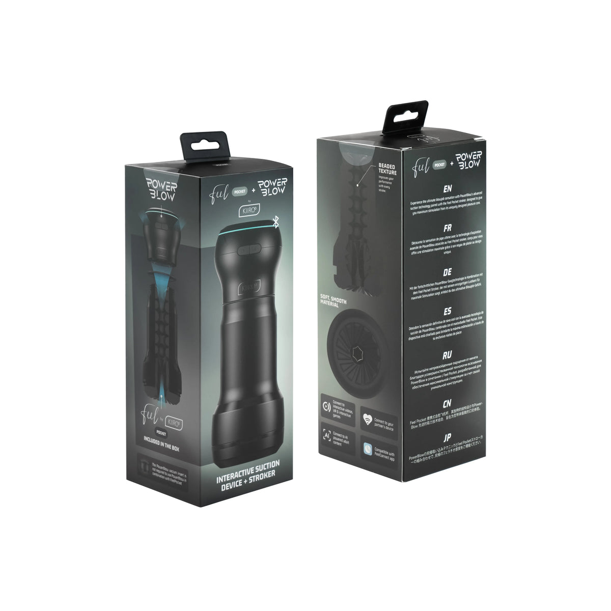 Feel by Kiiroo Pocket BCBS + PowerBlow combo Kiiroo