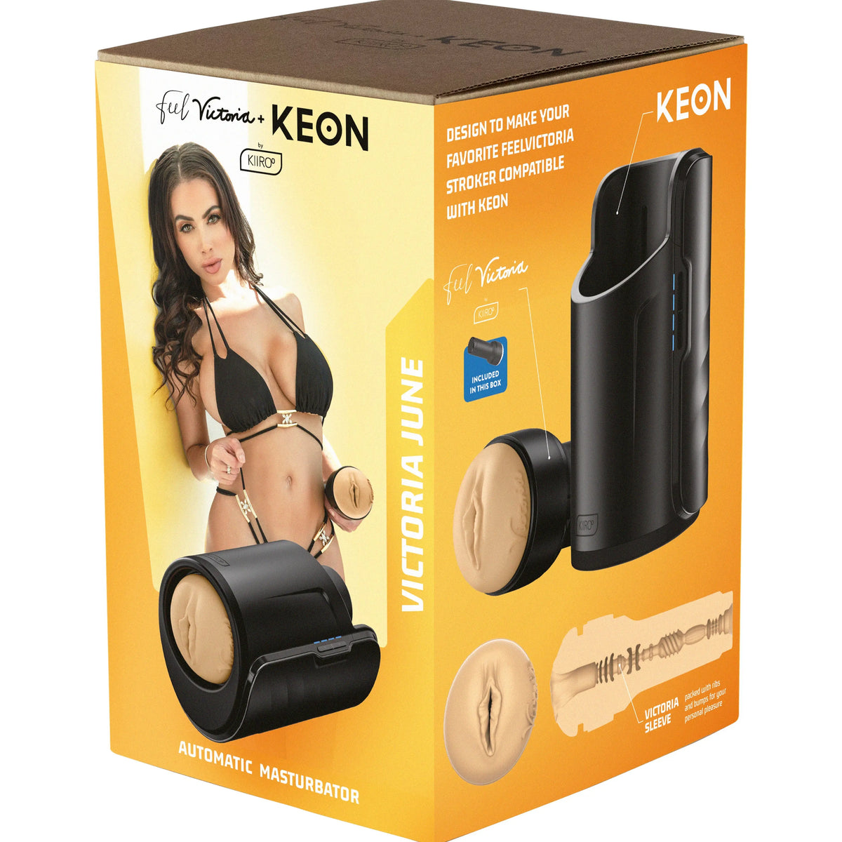 FeelVictoria Stroker + Keon Combo Set Kiiroo