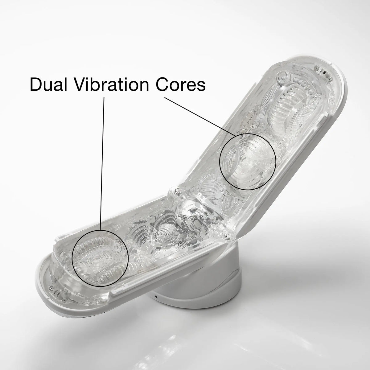 FLIP ZERO GRAVITY EV (ELECTRONIC VIBRATION) WHITE - Red Velvet Boutique