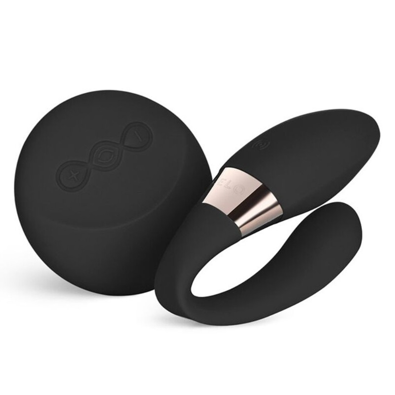 TIANI DUO Vibrating Couples Massager, Black - Red Velvet Boutique