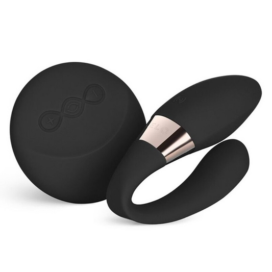 TIANI DUO Vibrating Couples Massager, Black - Red Velvet Boutique
