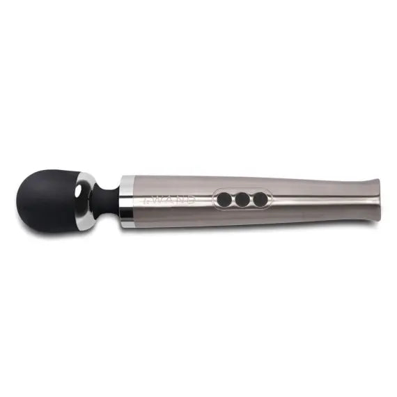 Die Cast Rechargeable Vibrating Massager - Silver LE Wand