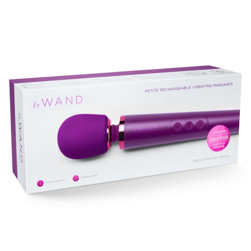 Petite Rechargeable Massager - Dark Cherry - Red Velvet Boutique