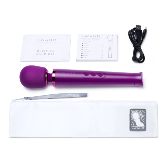 Petite Rechargeable Massager - Dark Cherry - Red Velvet Boutique