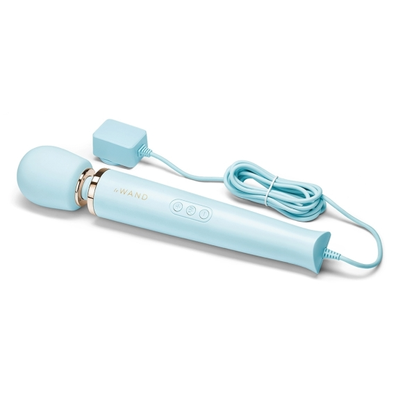 Plug-In Vibrating Massager - Sky Blue - Red Velvet Boutique