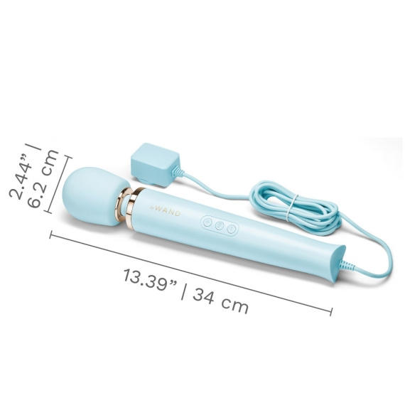 Plug-In Vibrating Massager - Sky Blue - Red Velvet Boutique