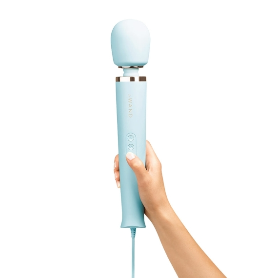 Plug-In Vibrating Massager - Sky Blue - Red Velvet Boutique