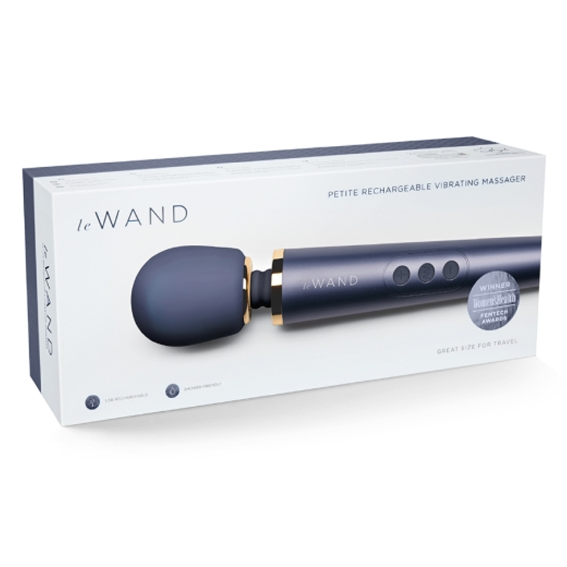 Petite Rechargeable Massager - Navy - Red Velvet Boutique